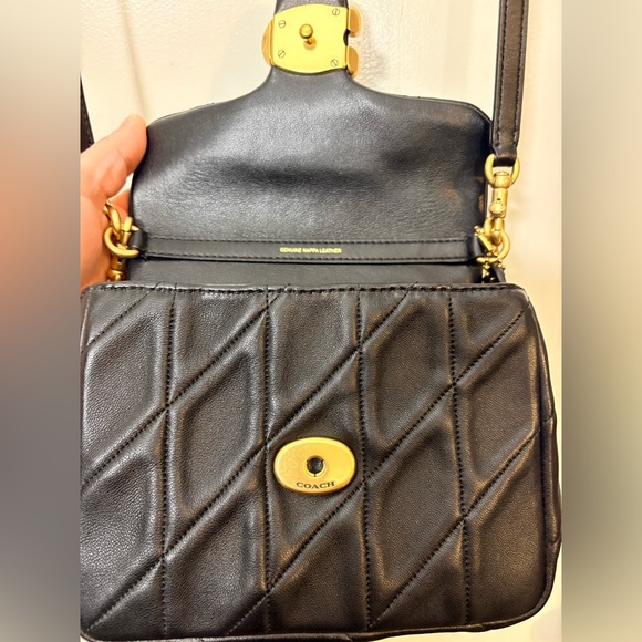 NWT Coach Times Square Tabby 17 - Quilted Black Leather - CW628 - Picture 10 of 16